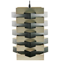 Mid Century Geometric Ceiling Fixture by Niels Esmann & Hans C. Jensen