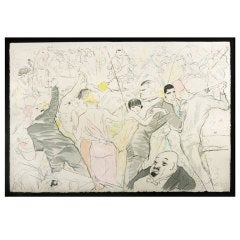 Marcel Vertes Litho from the "Dancing" series