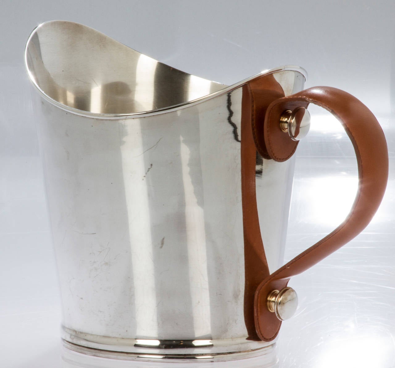 Argentine Champagne Bucket with Leather Handle