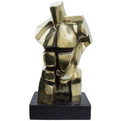 Large Bronze Male Torso