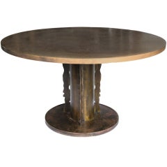 Large Round Laverne "Etruscan"  Center Table