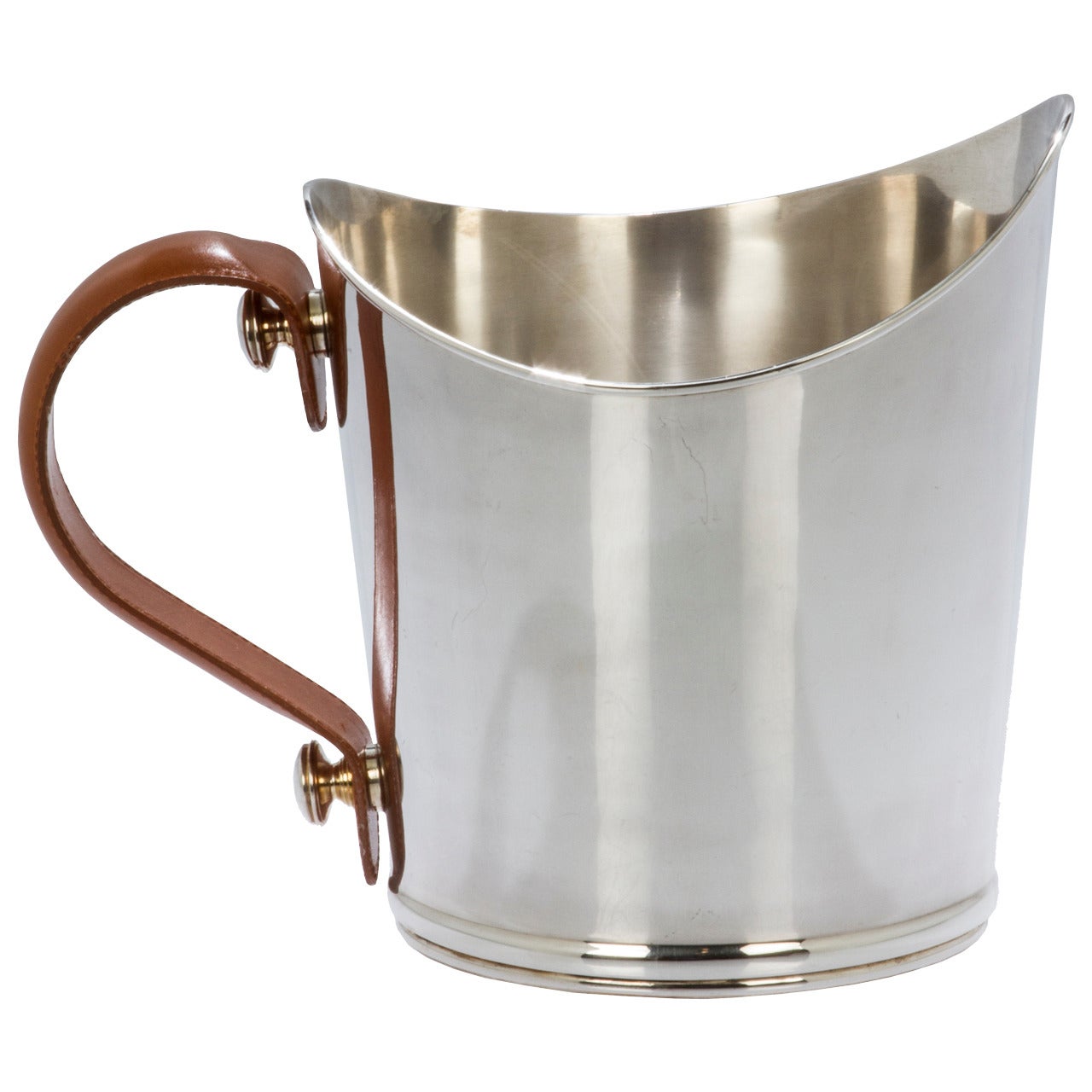 Champagne Bucket with Leather Handle
