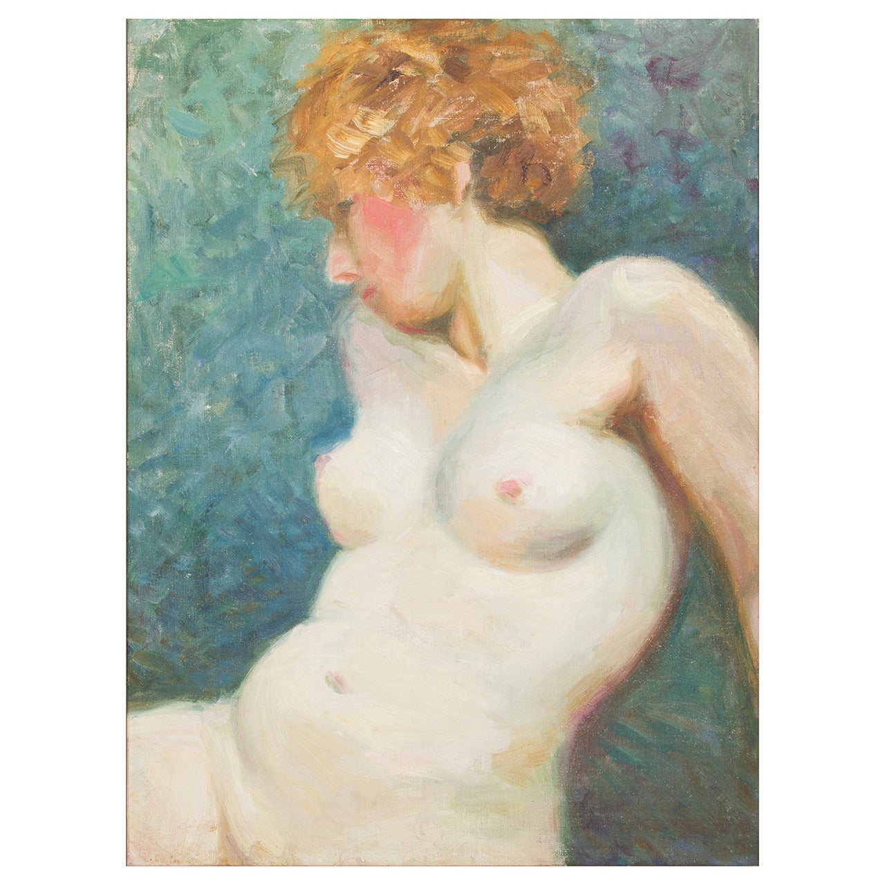 Nude Painting by L. Charlton For Sale