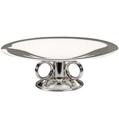 Art Deco Christofle Centerpiece Bowl designed by Luc Lanal