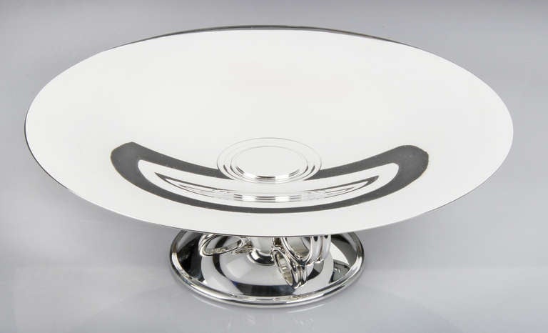 This is a beautifully designed Christofle footed centerpiece bowl.
Marked Christofle France with Hallmarks