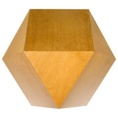 Karl Springer Geometric  Side Table