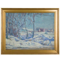 Winter Landscape by Louis P. Grumieaux