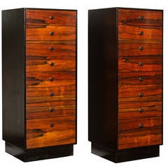 Pair of Harvey Probber Jewelry Cabinets or Semainier
