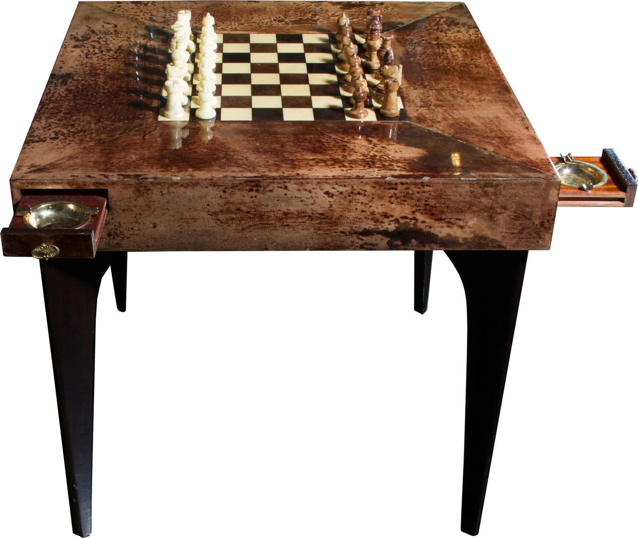 Aldo Tura Game Table and Chairs 1