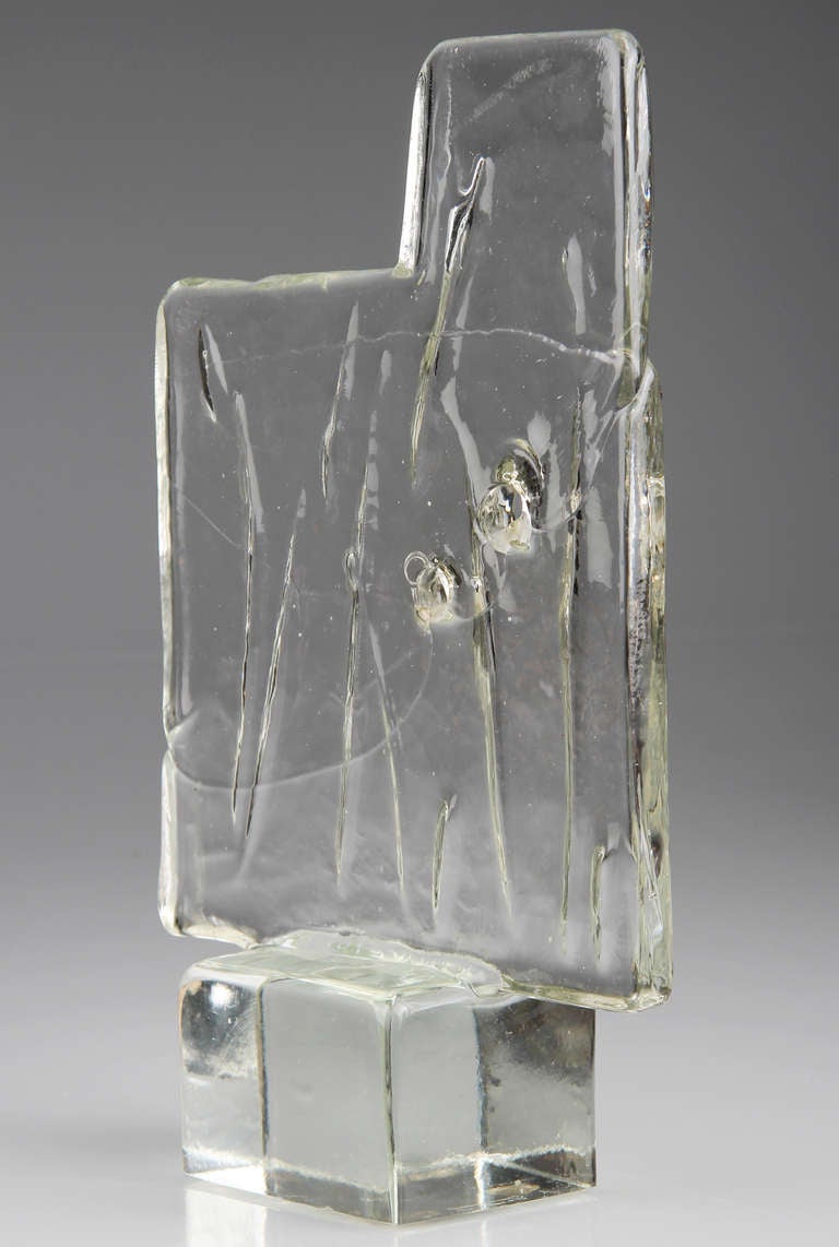 Luciano Gaspari for Salviati Glass Sculpture In Excellent Condition In Chicago, IL