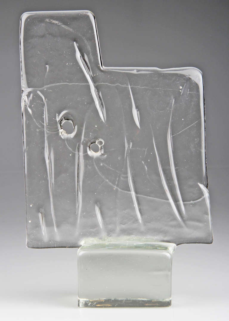 Italian Luciano Gaspari for Salviati Glass Sculpture