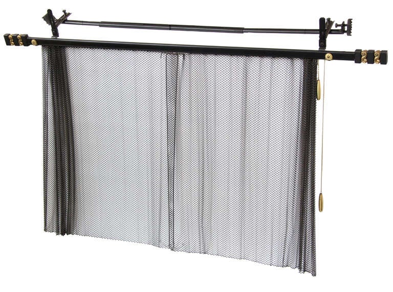 Elegant Donald Deskey for Bennett Fireplace Set