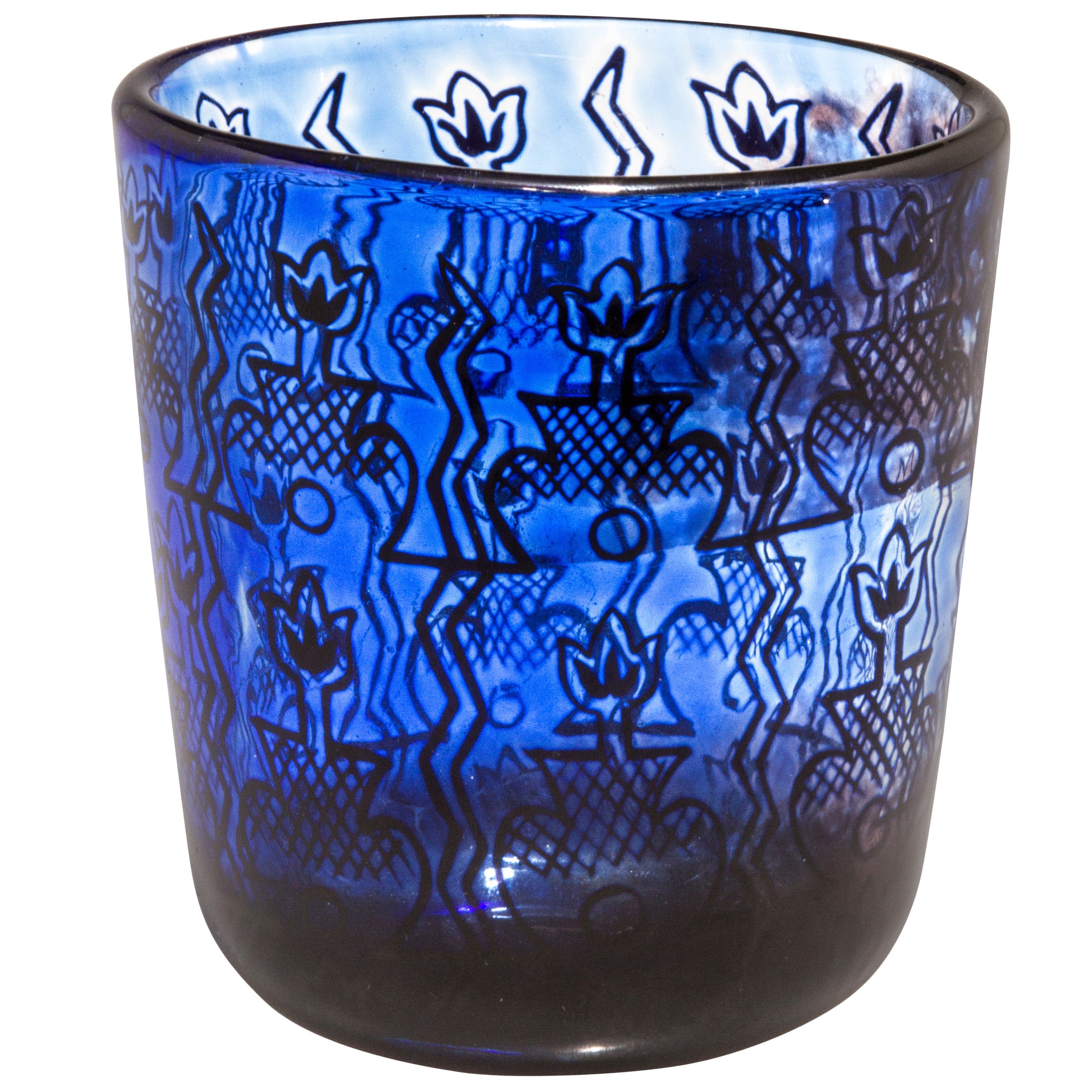 Orrefors Art Deco Graal Vase by Edward Hald