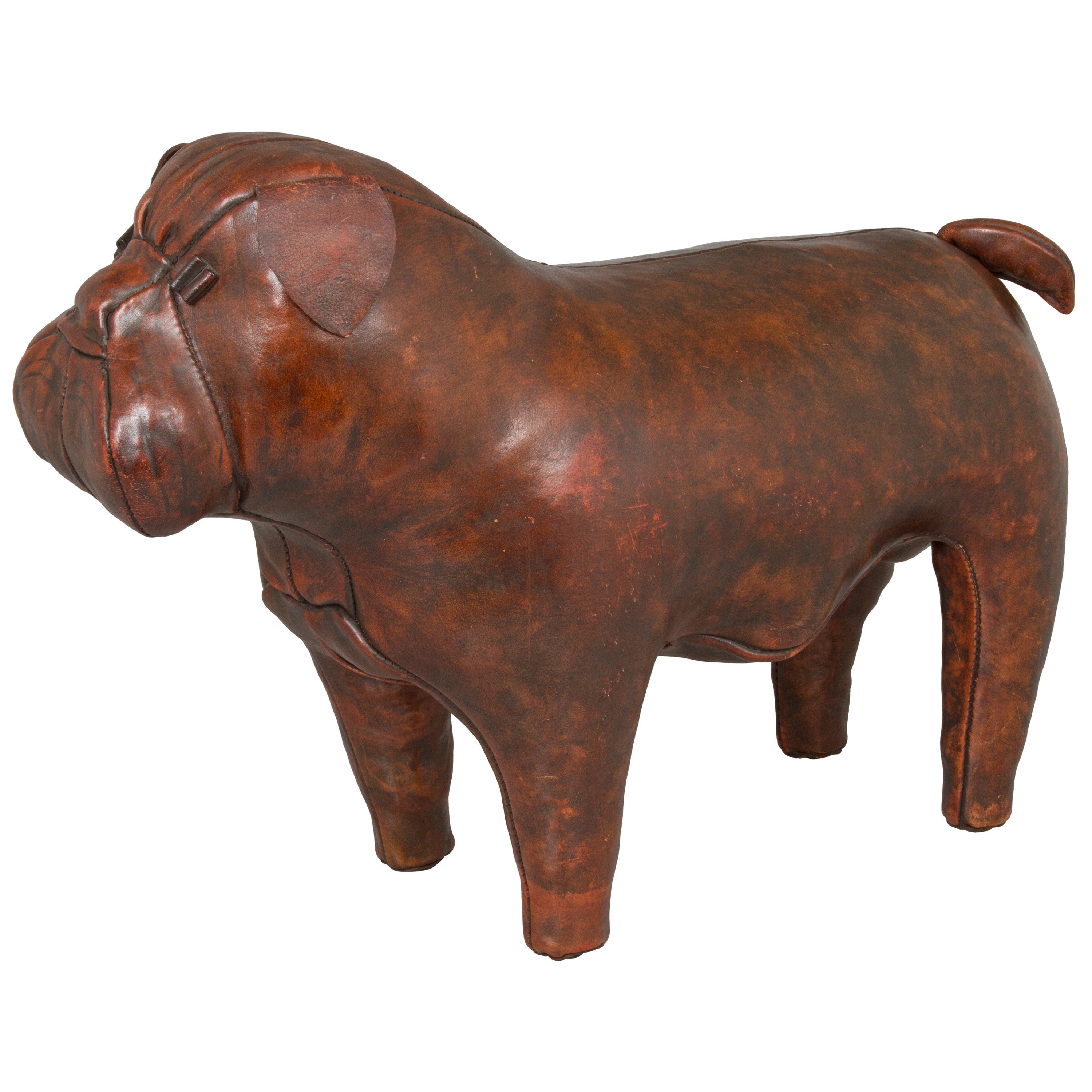 Vintage Bulldog Sculpture by Omersa for Abercrombie & Fitch For Sale