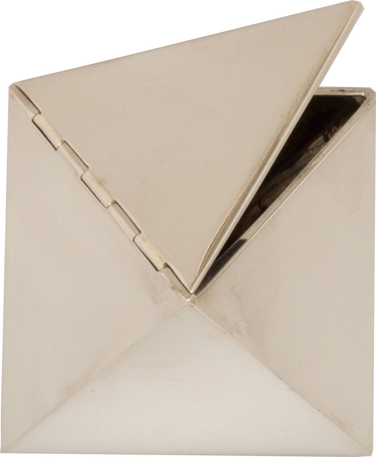 Portuguese Tiffany Sterling Silver Geometric Box