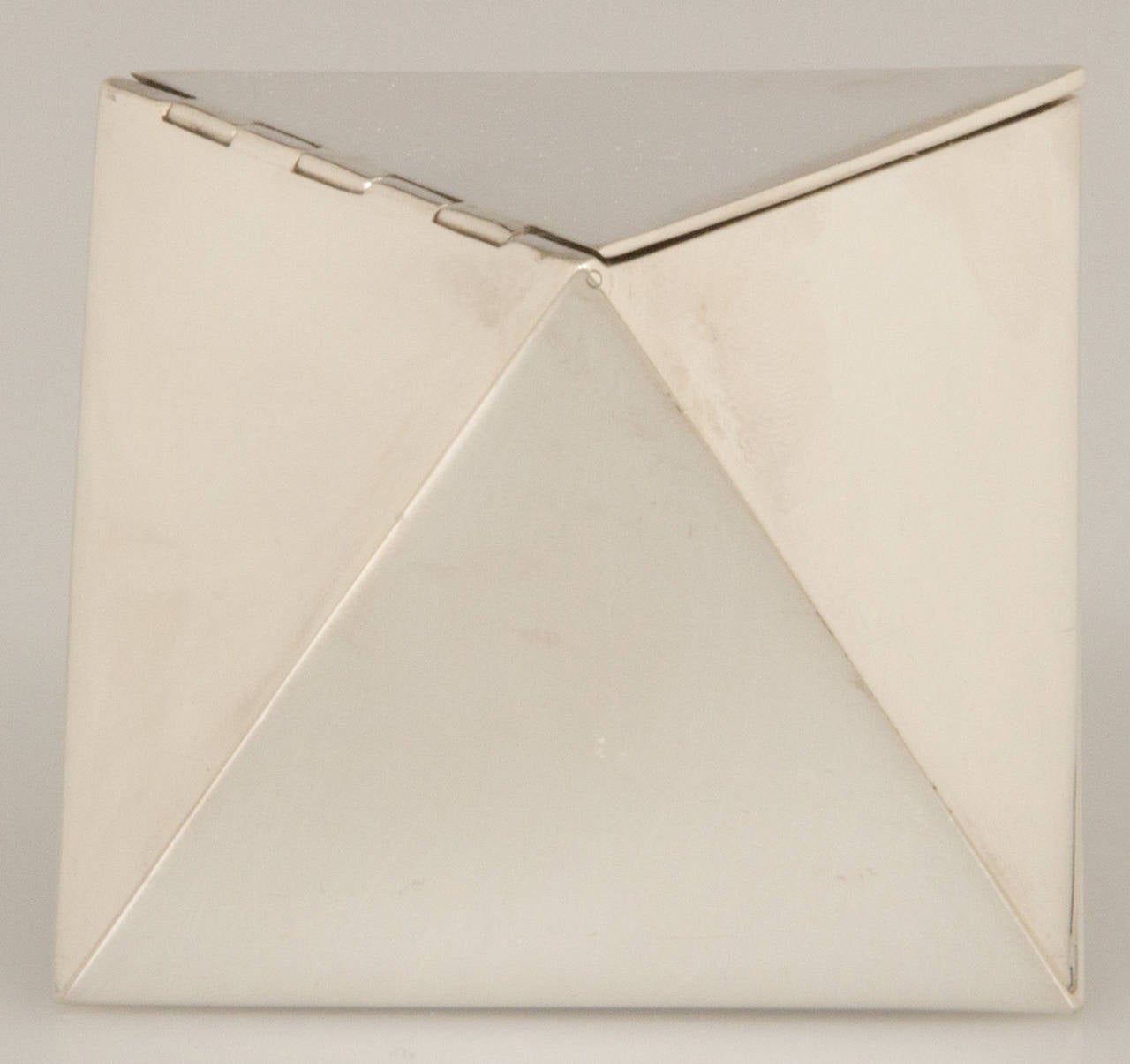 Mid-20th Century Tiffany Sterling Silver Geometric Box