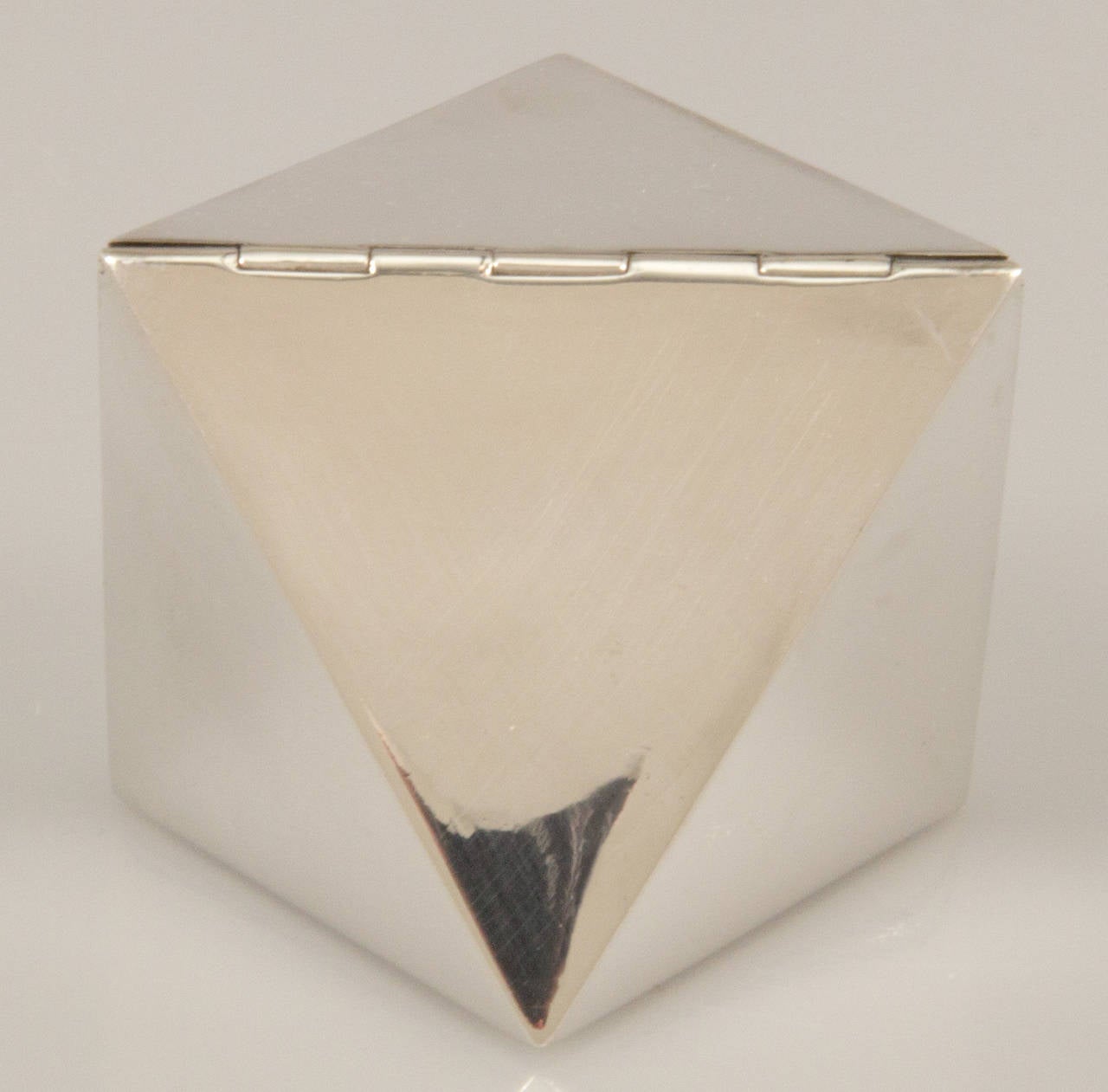 Tiffany Sterling Silver Geometric Box 1