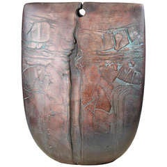 Used Peter Hayes Burnished Ceramic Vessel