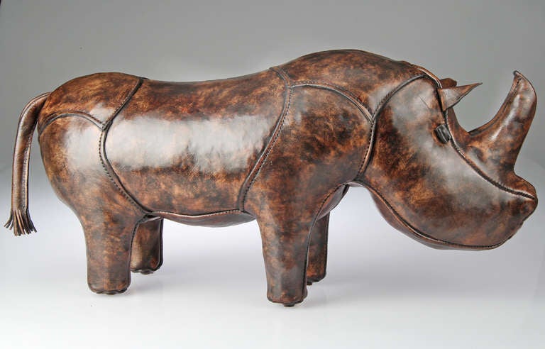 British Leather Rhinoceros by Dimitri Omersa for Abercrombie & Fitch