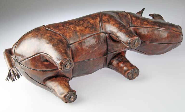 Leather Rhinoceros by Dimitri Omersa for Abercrombie & Fitch 2