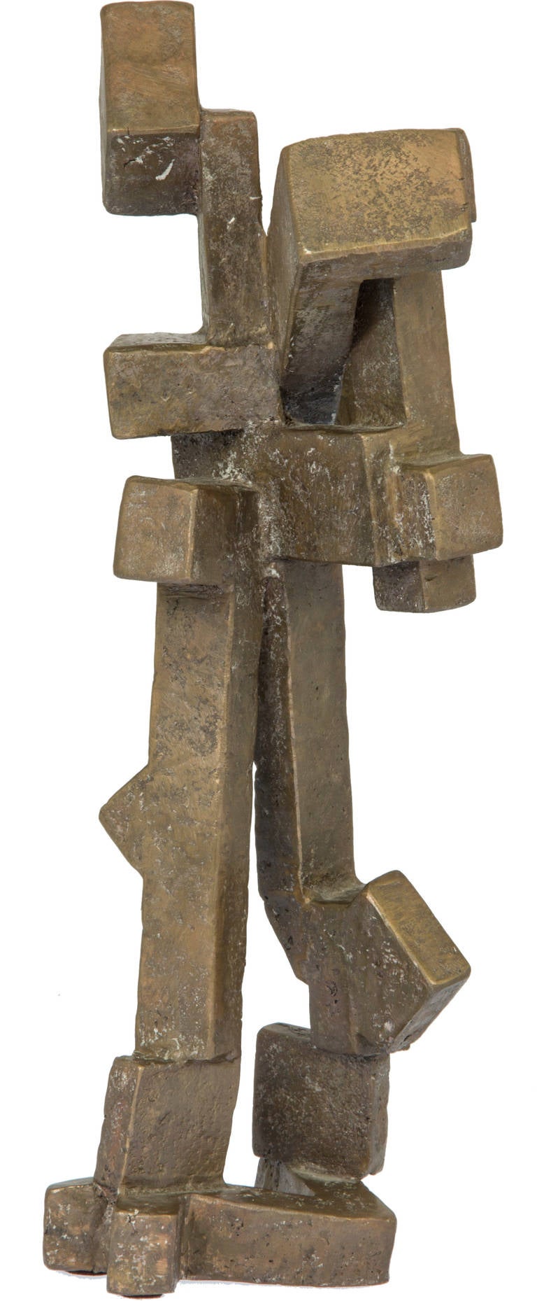 Modern Joel Perlman Abstract Bronze Sculpture, 