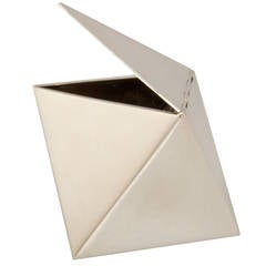 Tiffany Sterling Silver Geometric Box