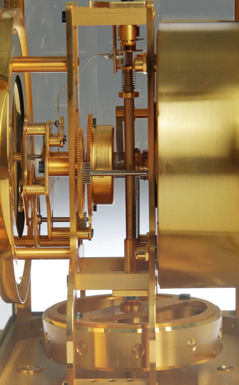 Mid-20th Century Le Coulture Atmos Barometric Clock