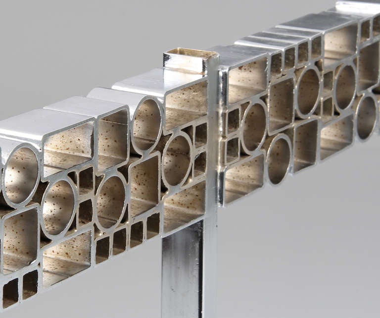 Joseph Burlini Tubular Chrome Sculpture #3