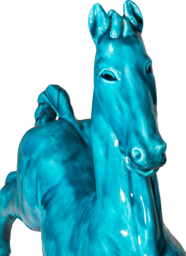 Ceramic Art Deco Horse by Paul Milet for Sevres