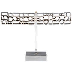 Joseph Burlini Tubular Chrome Sculpture #3