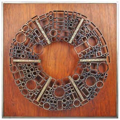 Joseph Burlini Wall Sculpture Tubular Continuum #2