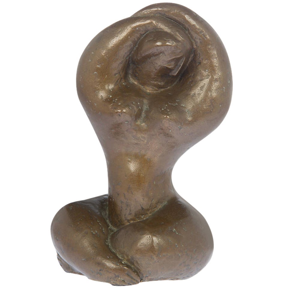Sculptural Bronze of a Woman by Goodelman