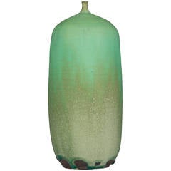 Tall Rose Cabat "Feelie" American Studio Ceramic Vase