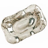 Art Nouveau Baltimore Silver Company Reposse Bread Dish