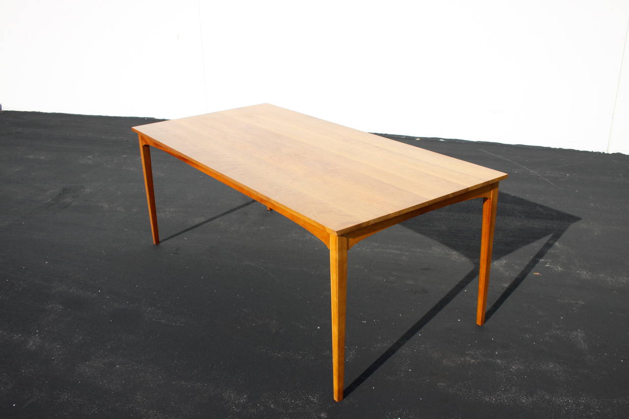 American Thos. Moser dining or conference table built by Rachel R. Levesque