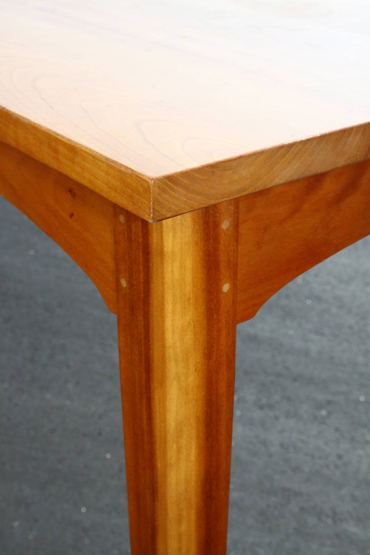 Contemporary Thos. Moser dining or conference table built by Rachel R. Levesque