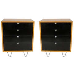 Pair of George Nelson for Herman Miller chests or Night stands