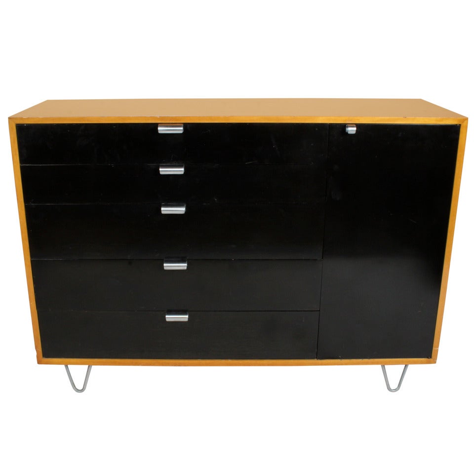 George Nelson For Herman Miller Dresser With Hair Pin Legs