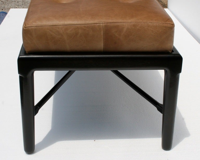 Mid-Century Modern Mid-Century 1950s Style Custom Made X-Base Bench For Sale