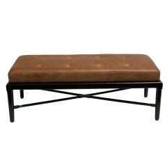 Mid-Century 1950s Style Custom Made X-Base Bench 9