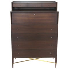 Paul McCobb Mid-Century Modern Tall Gentleman's Chest of Drawers - Calvin Group