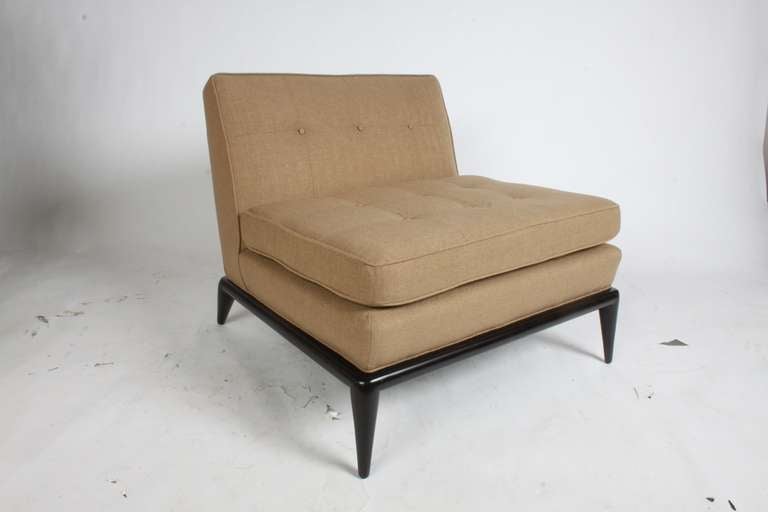 Pair of T. H. Robsjohn-Gibbings for Widdicomb Slipper Chairs