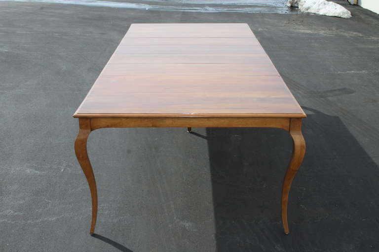 Custom Dining Table with Whiplash Legs and Four Extension Leaves 1