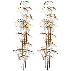 Pair of C. Jere Tree Wall Sculptures