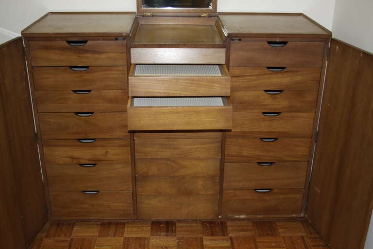 Mahogany Edward Wormley for Dunbar Gentleman's Chest For Sale