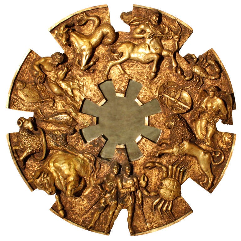 Finesse Originals Zodiac Mirror at 1stDibs