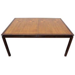 Edward Wormley for Dunbar dining Table with Extension Leaves