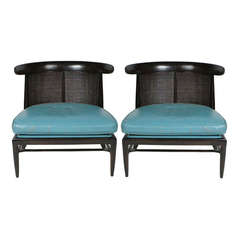 Pair of Tomilson Sophisticate Line Slipper Chairs
