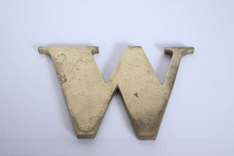 Carl Aubock Brass Paper Weights in S & W Forms 1