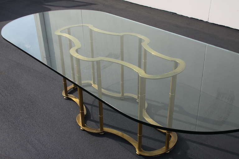 Brass Mastercraft Dining Table